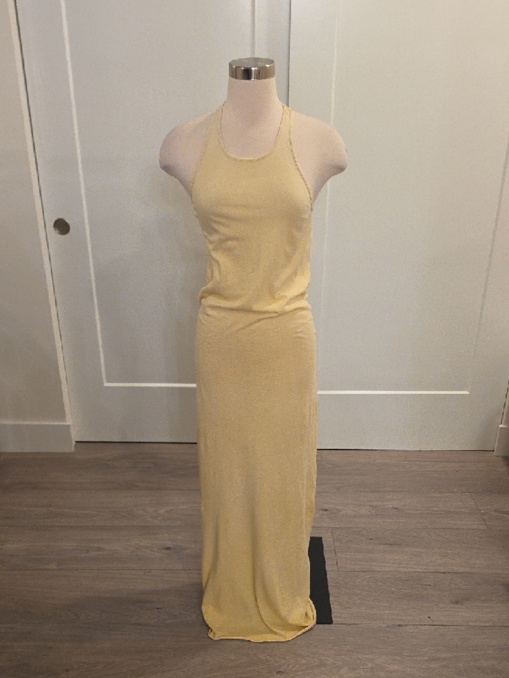 Cotton Citizen Slim Racerback Maxi Dress in Cream size M new with tags - Picture 2 of 10